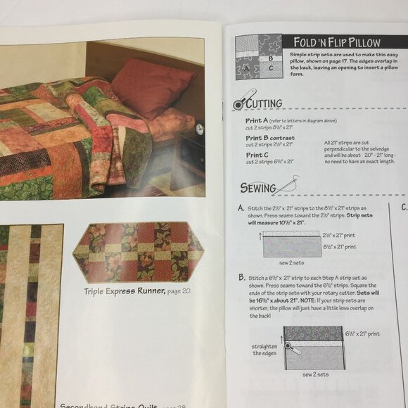 Happy Hour Quilt Pattern Book Atkinson Designs Quilting Runner Ideas Relax Enjoy - Picture 7 of 11